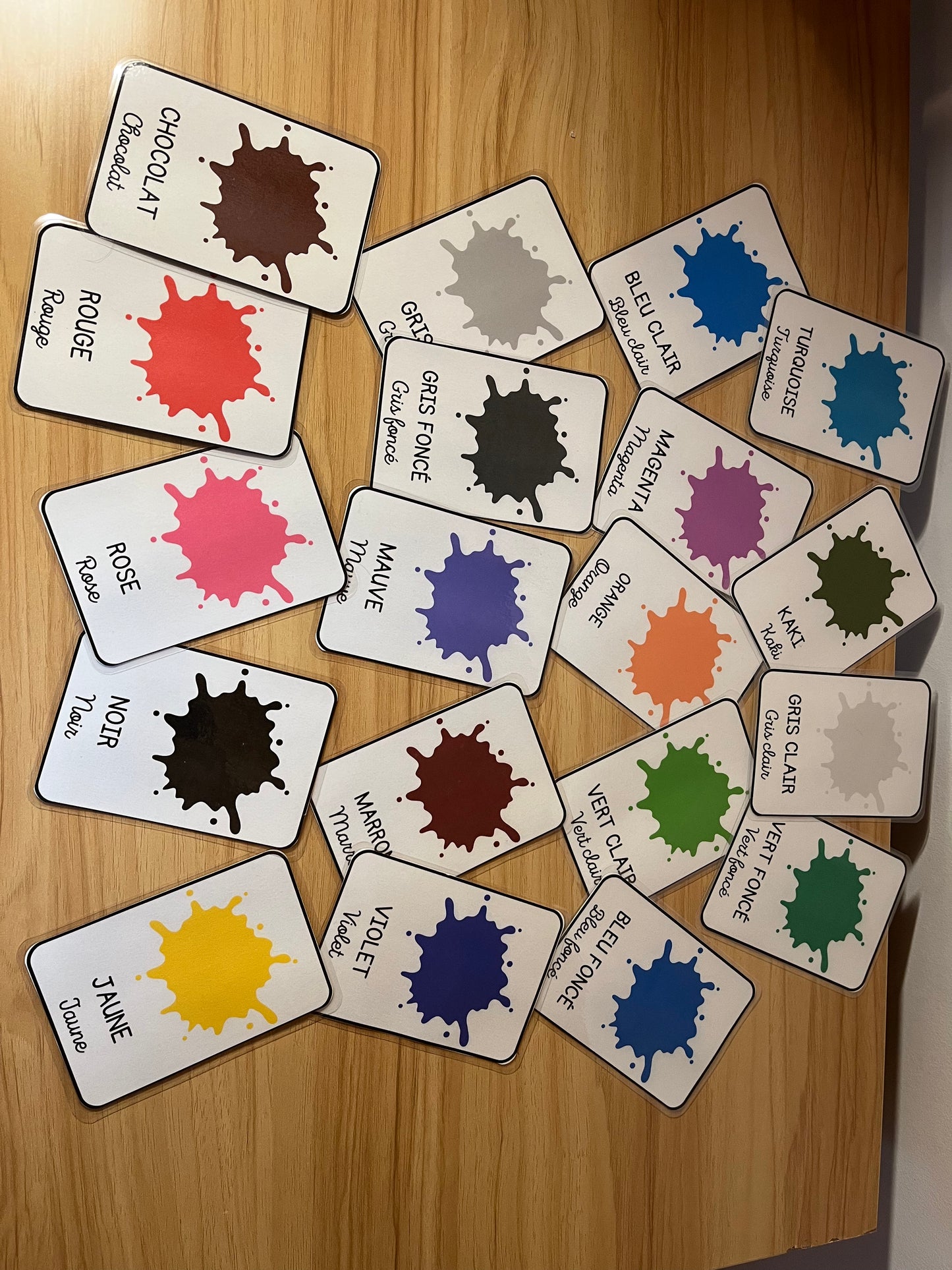 Color picture cards