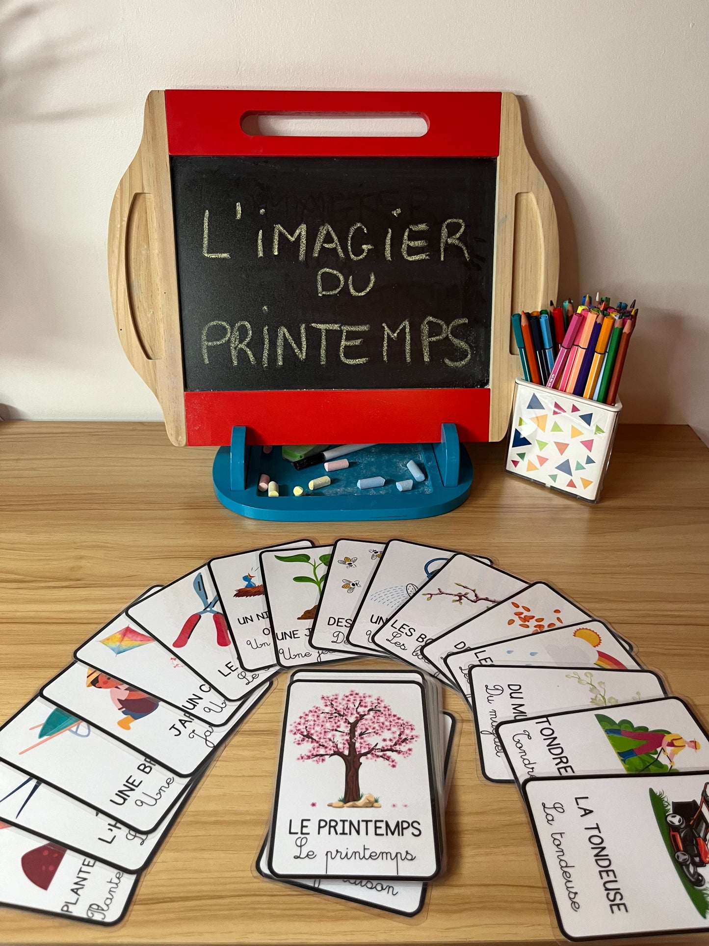 đž Cartes imagier â Le printemps