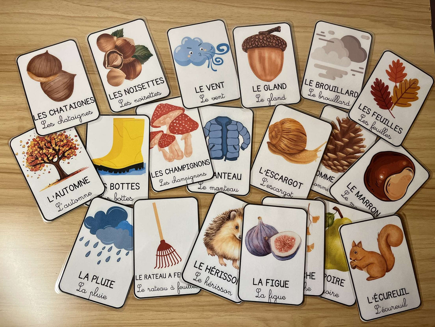 🍂 Cartes imagier – L’automne