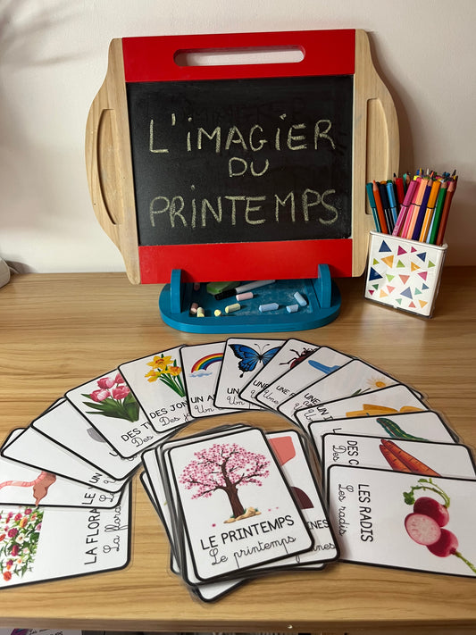 🌸 Cartes imagier – Le printemps