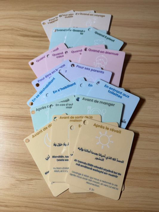🌙 Cartes de duas du quotidien – Premières invocations