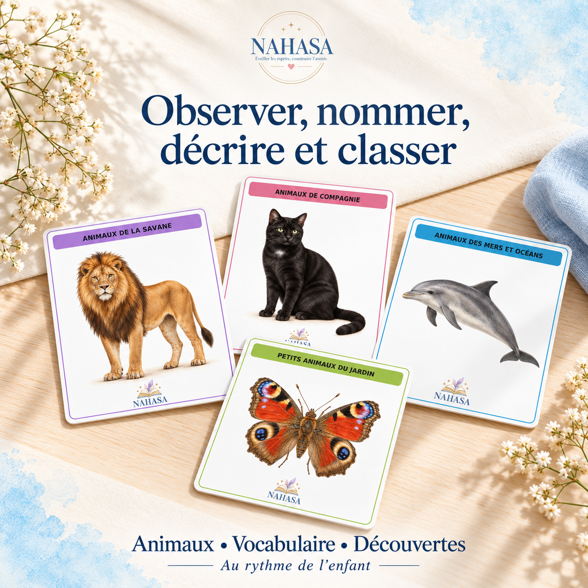 Imagier des animaux — 140 animaux et 13 catégories