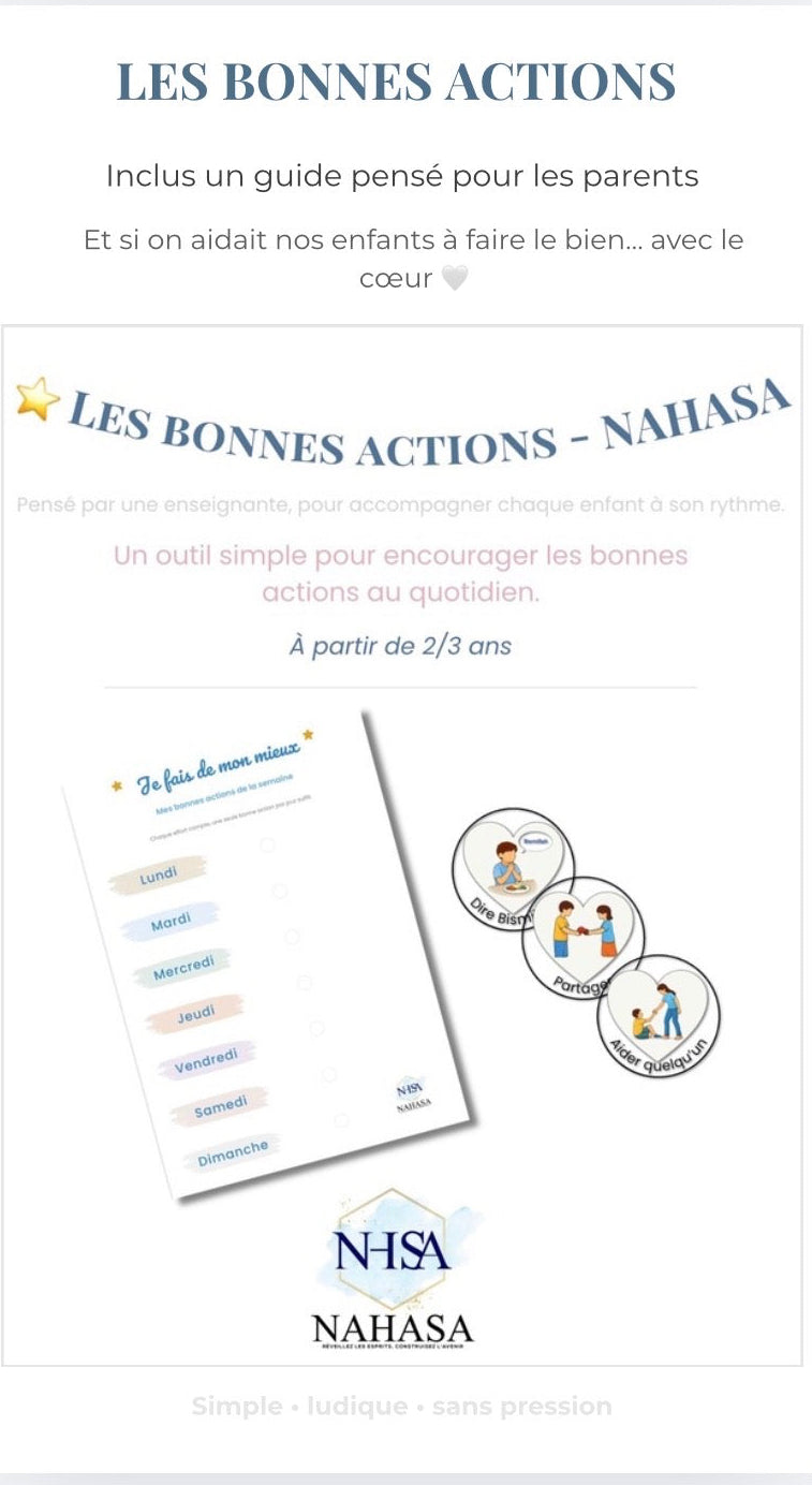 ⭐️ Tableau des bonnes actions - Valoriser les comportements positifs