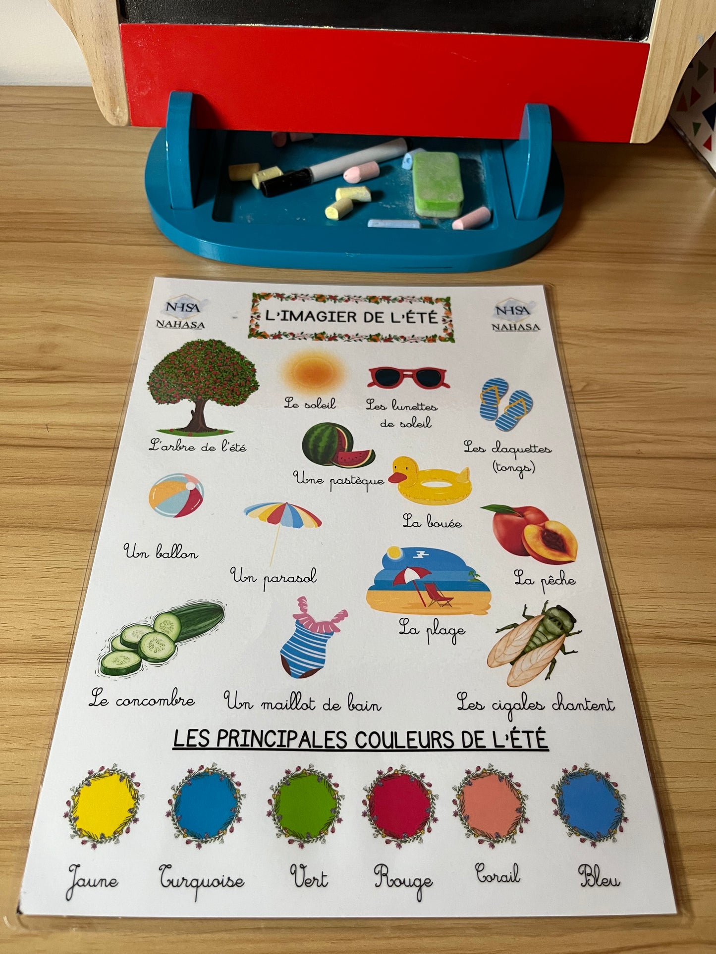 ☀️ Pack imagier – L'été