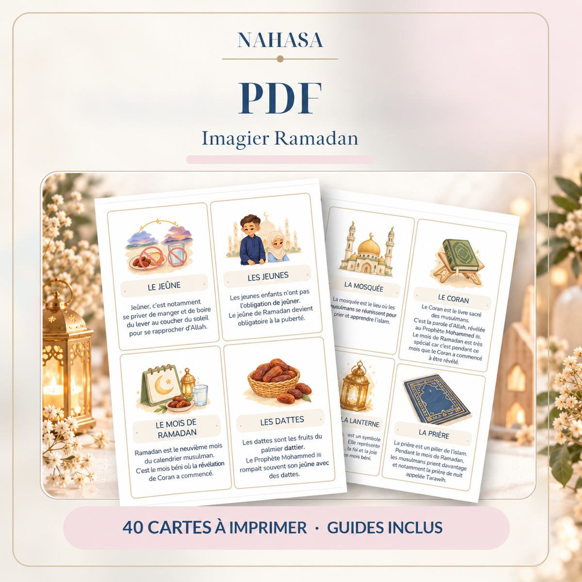 Imagier Ramadan – 40 cartes pour découvrir l’islam