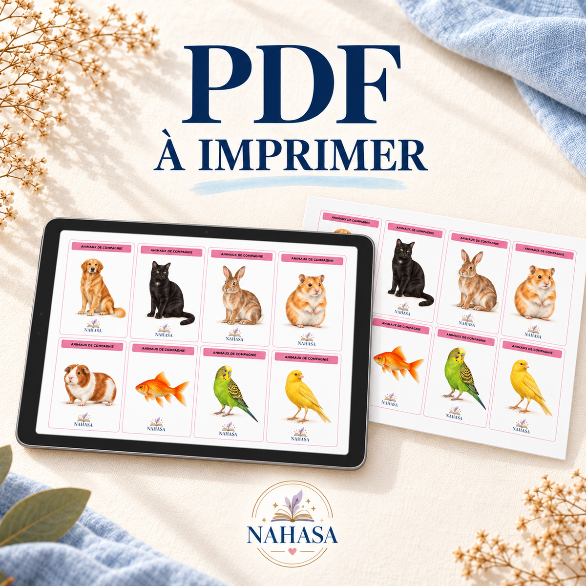 Imagier des animaux — 140 animaux et 13 catégories