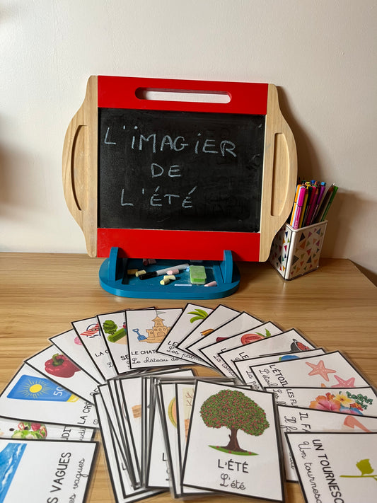 ☀️ Cartes imagier – L’été