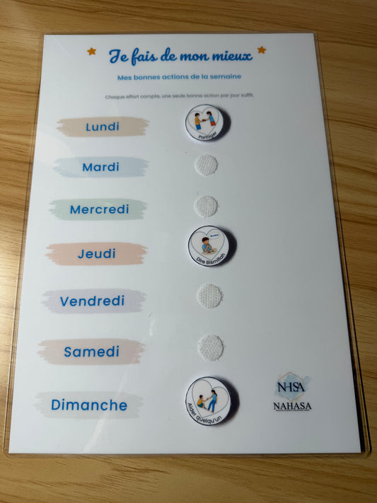 ⭐️ Tableau des bonnes actions - Valoriser les comportements positifs