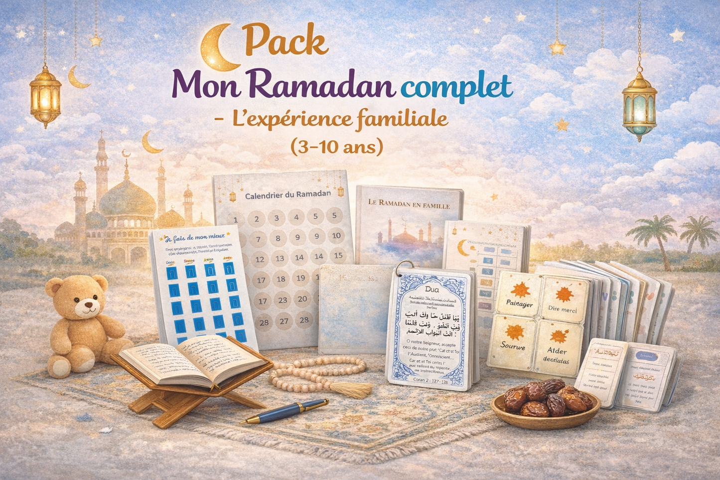 🌙 Pack Mon Ramadan complet – L’expérience familiale