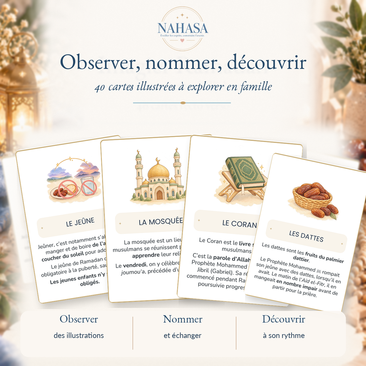 Imagier NAHASA Ramadan : observer, nommer et découvrir les notions de l’islam